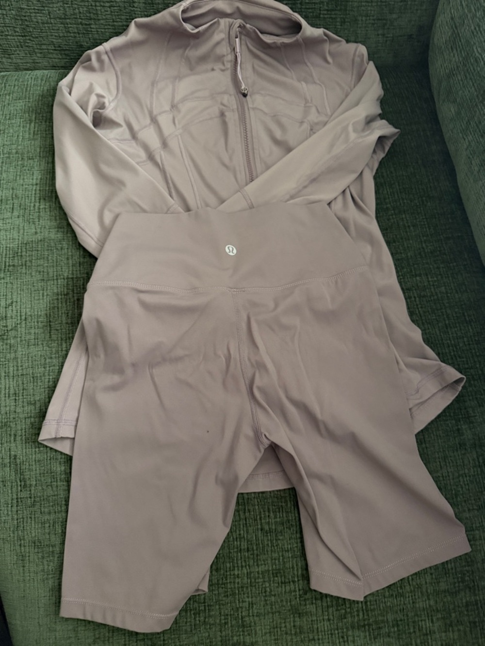 lululemon athletica Mauve High-Rise Align Bike Shorts